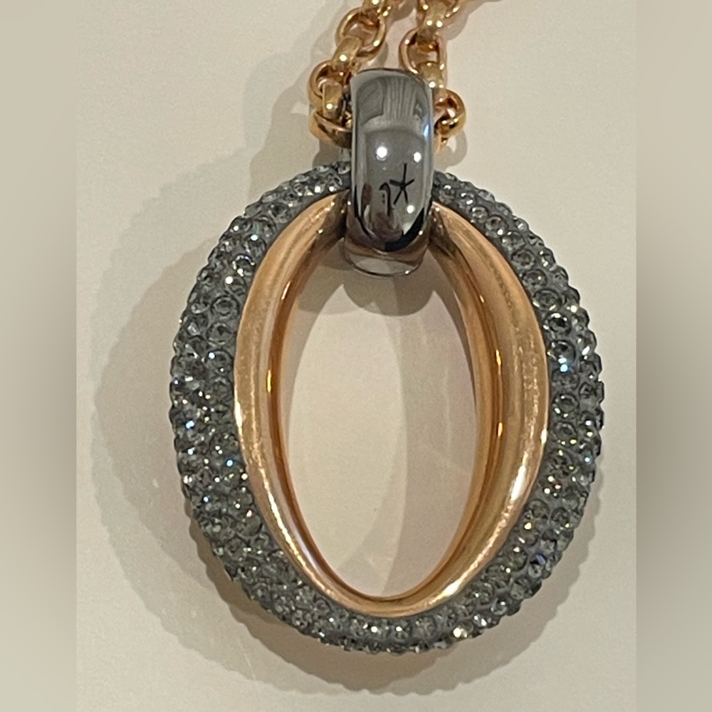 Rose Gold Swarovski Circlet Necklace